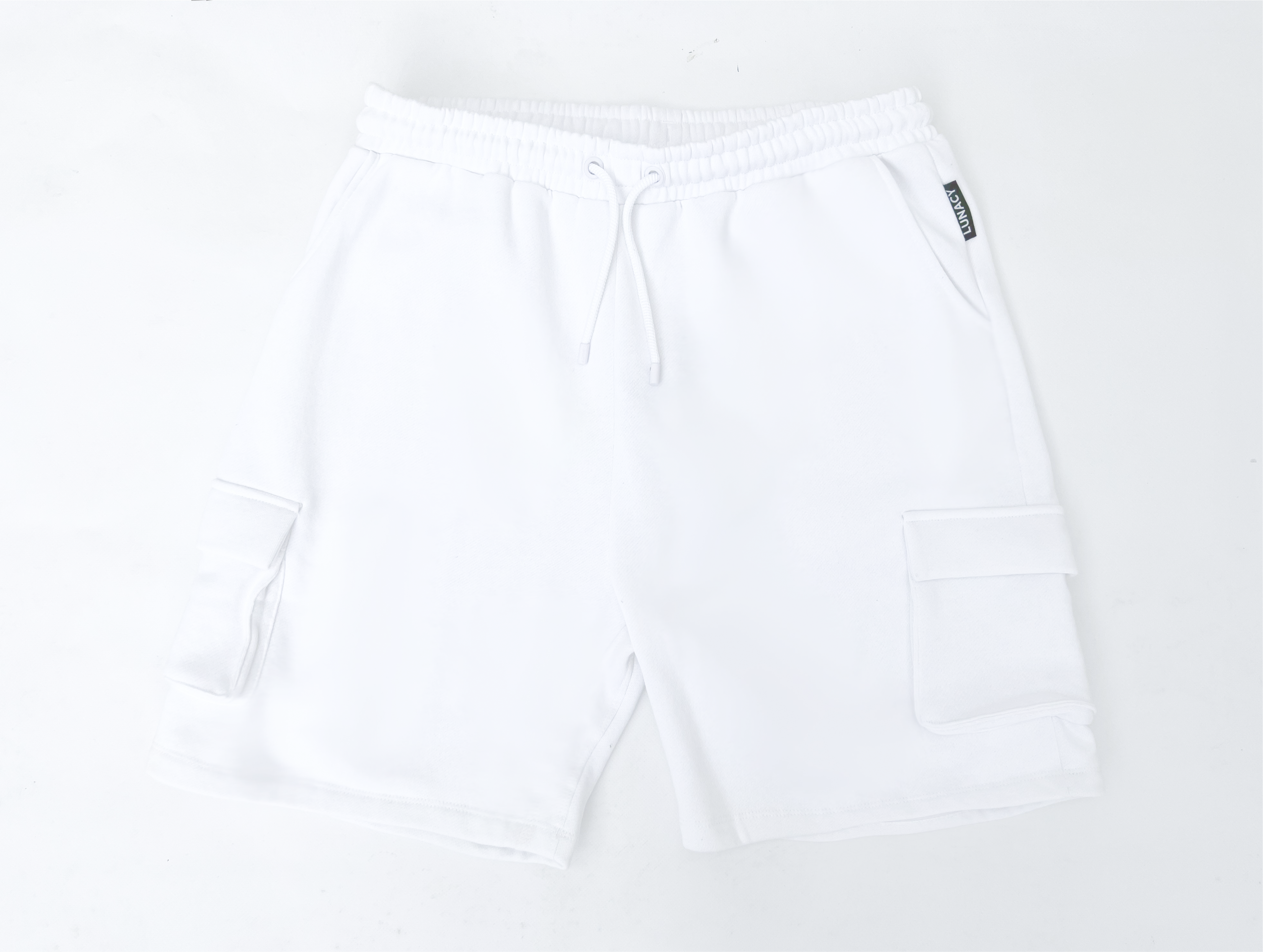 CARGO BERMUDA SHORTS - WHITED OUT