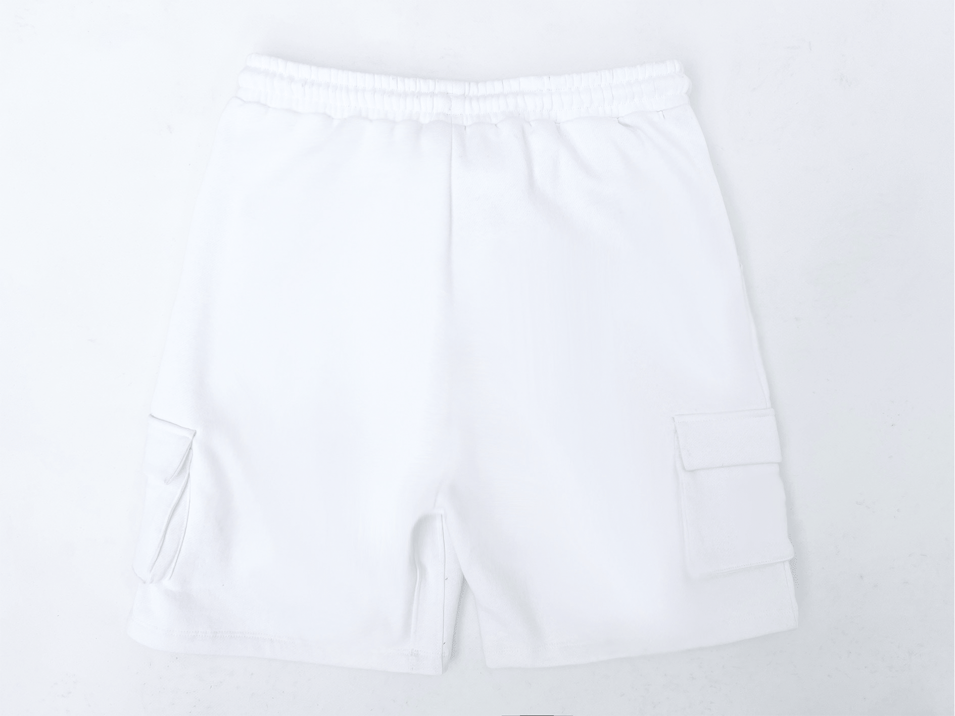 CARGO BERMUDA SHORTS - WHITE